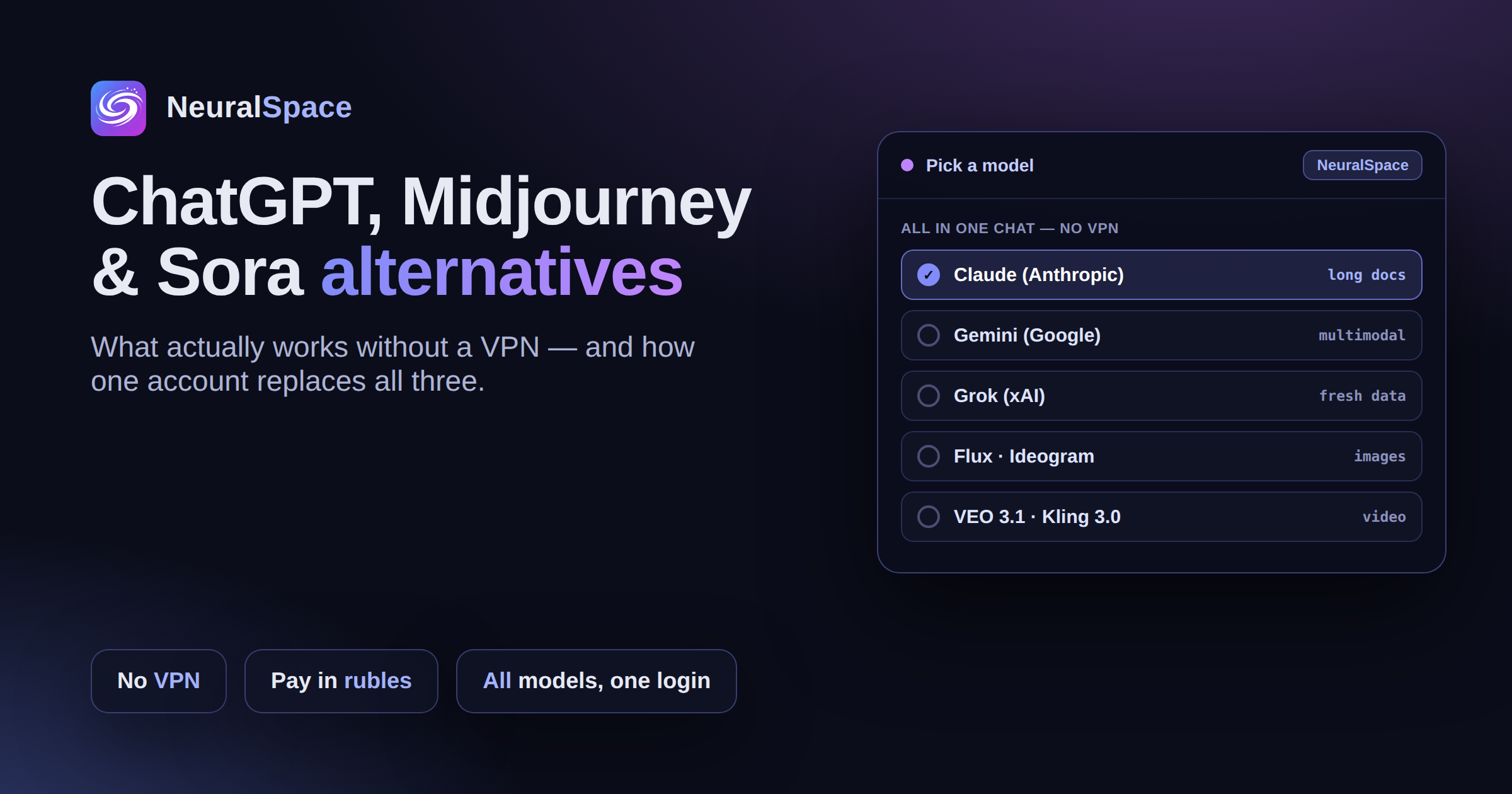 ChatGPT, Midjourney און Sora אַלטערנאַטיוועס אין 2026: וואָס אַרבעט
