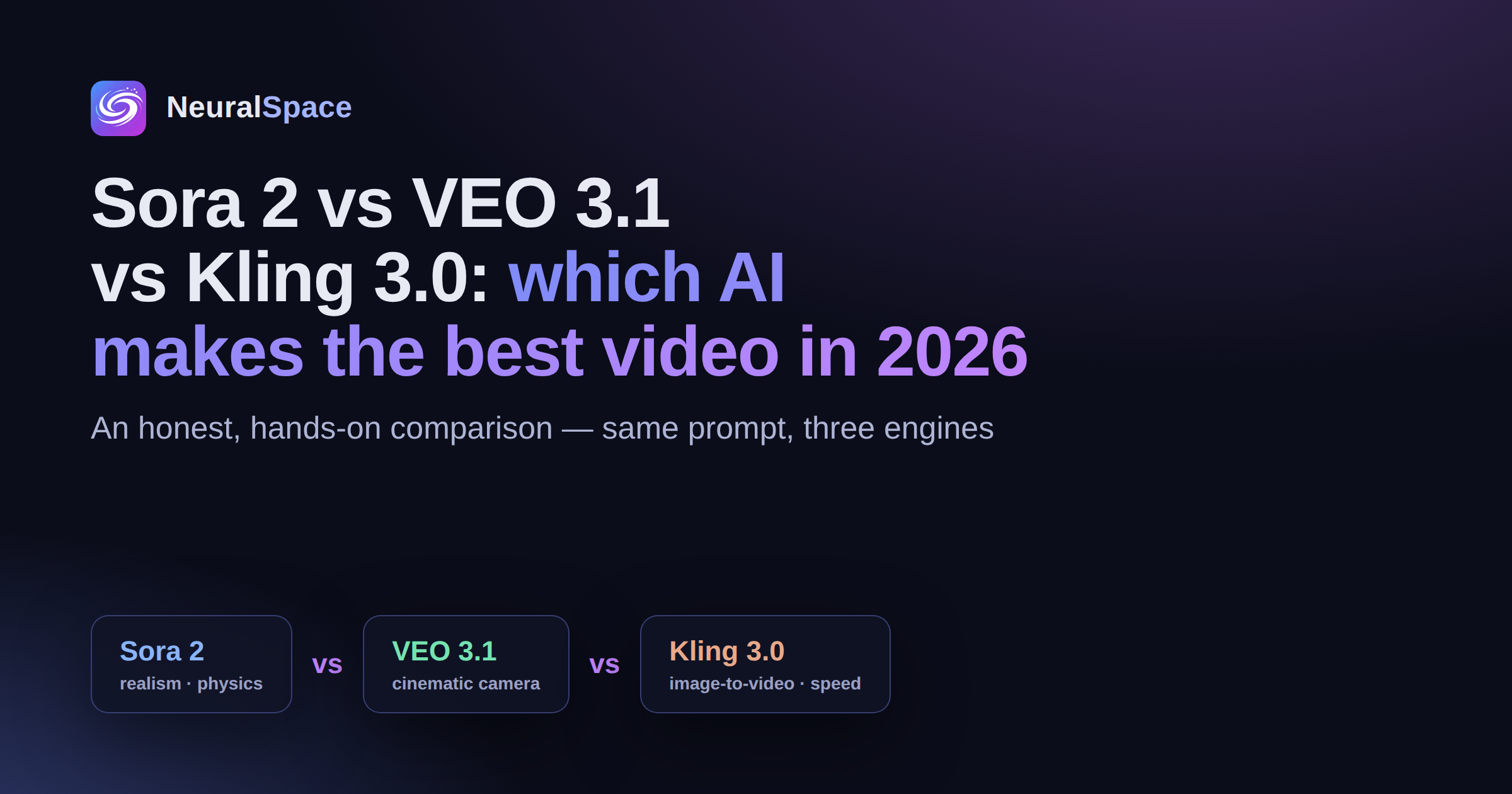 Sora 2 vs VEO 3.1 vs Kling 3.0 : comparaison des modèles de