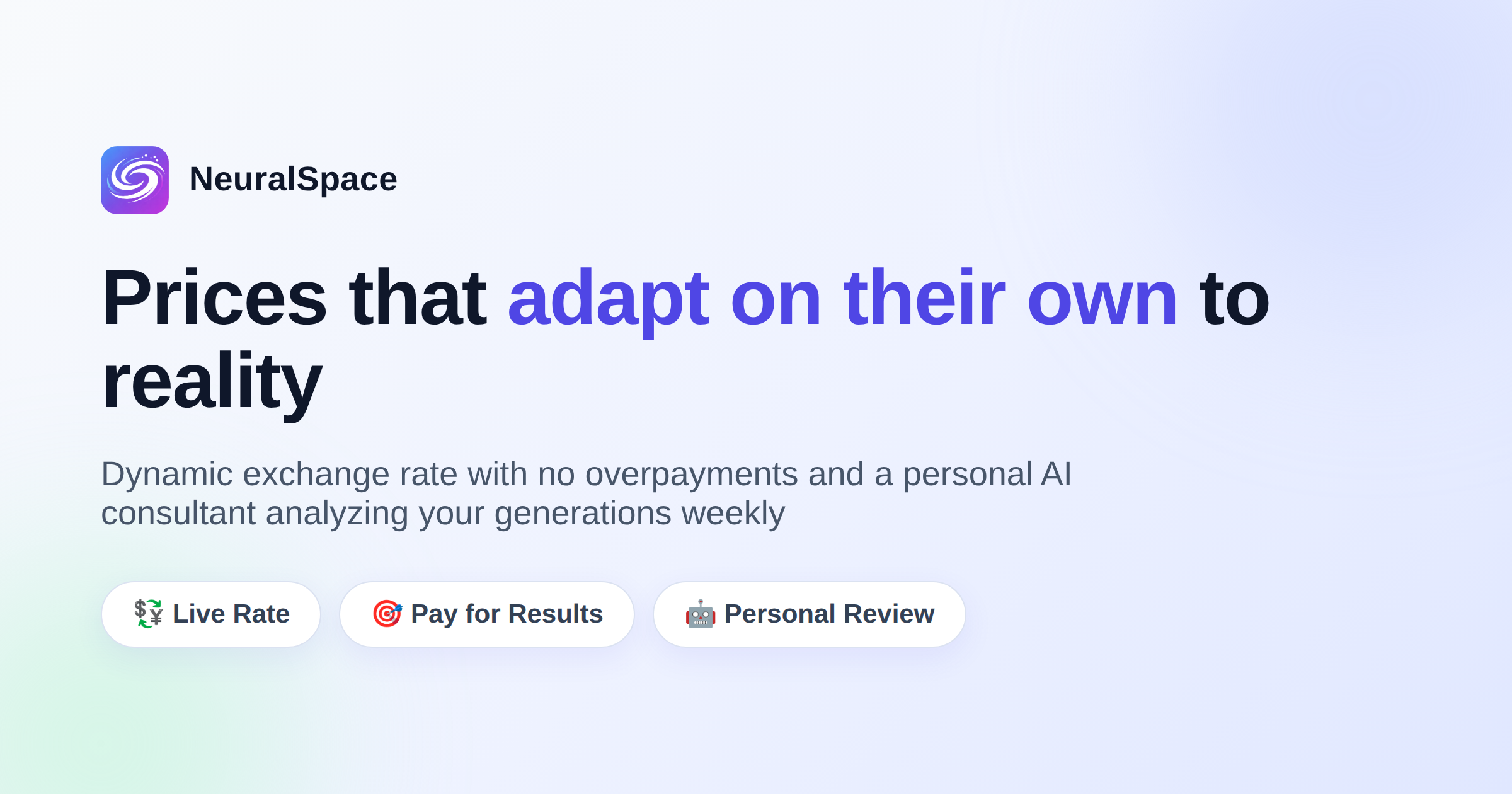 Tarifs dynamiques et consultant IA : comment NeuralSpace