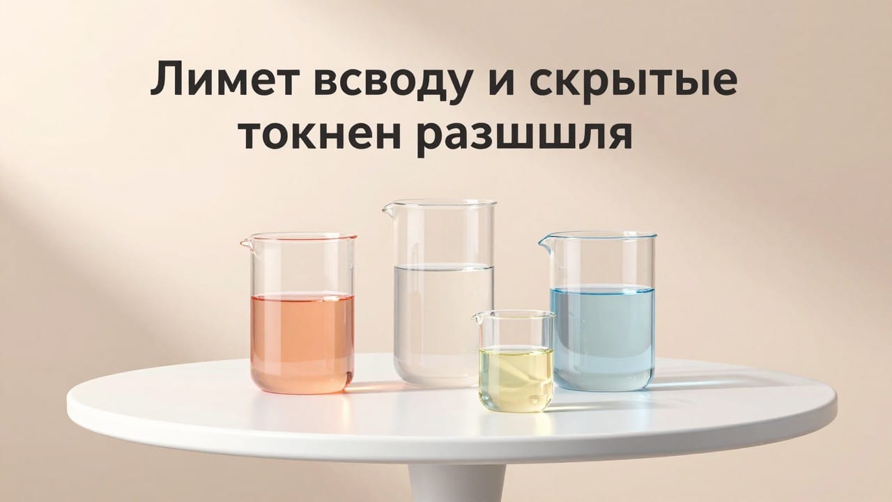 Лимит вывода и скрытые токены размышления