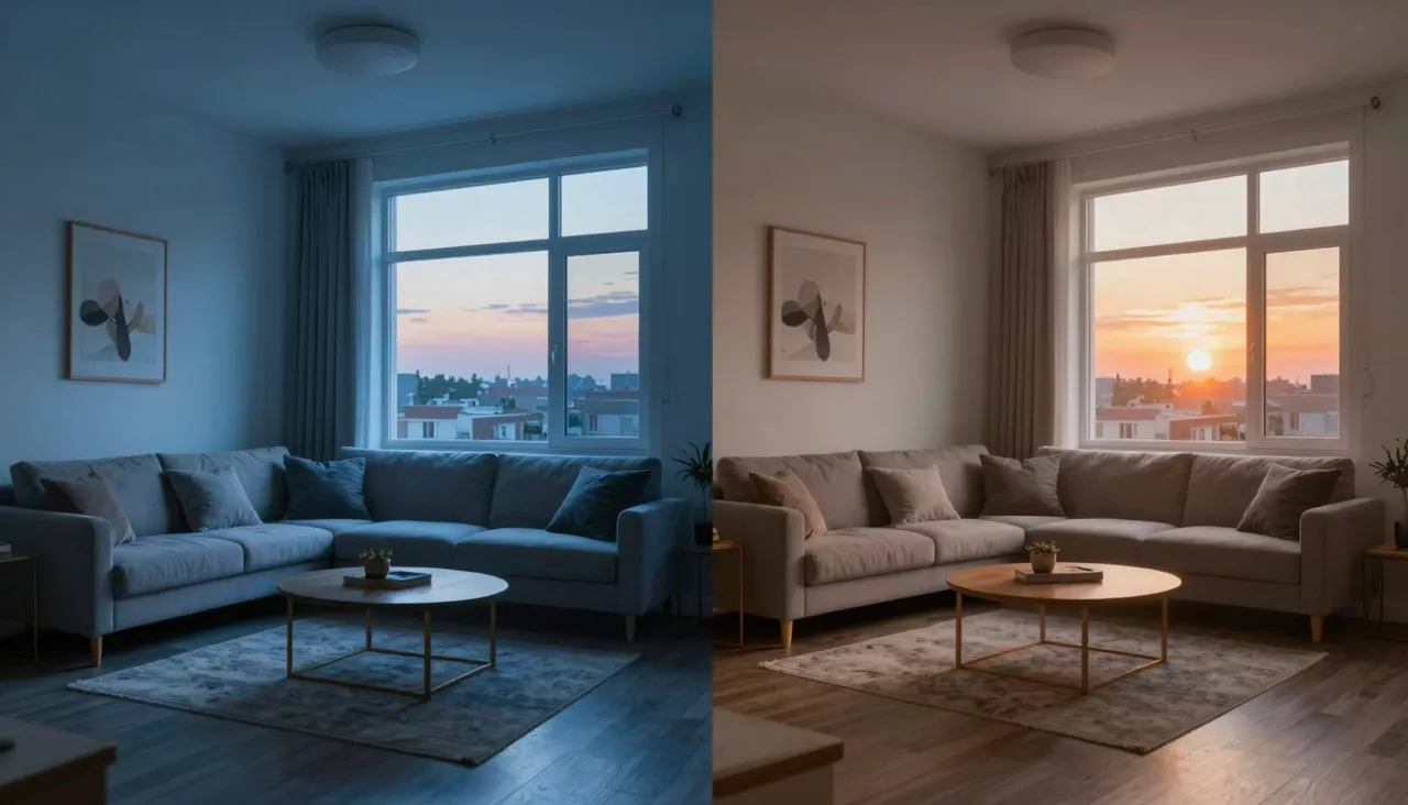 Side-by-side frames showing an object swapped by AI in moving footage