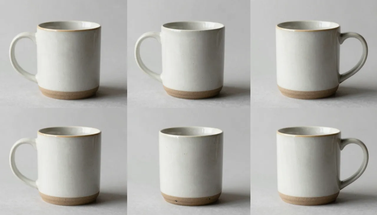 Three product reference photos next to the generated clip featuring that product