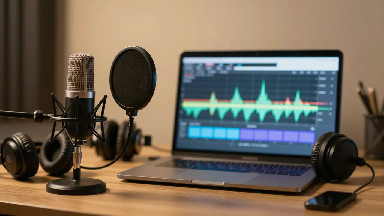 Uploading a clip and a voice track for automatic AI dubbing